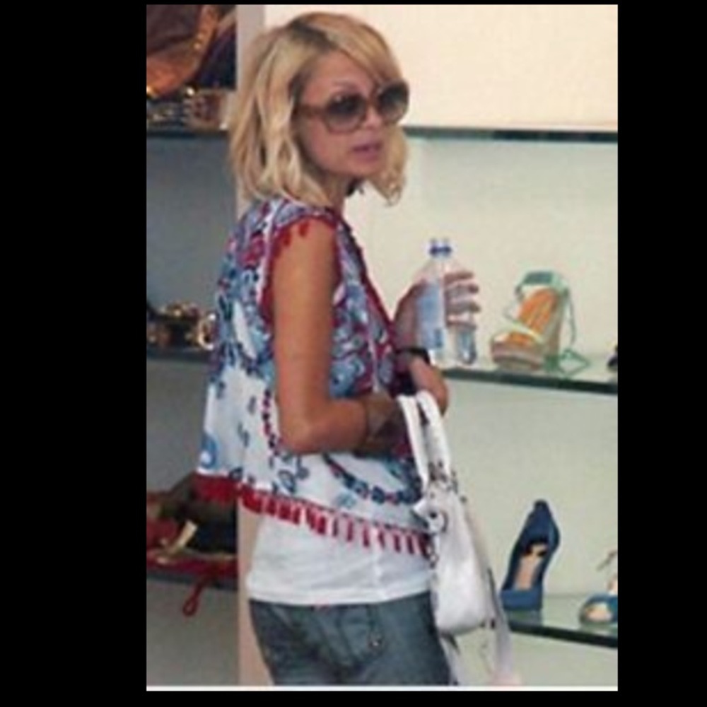 Vtg Nicole Richie taka boho fringe 2000s hippie vest y2k